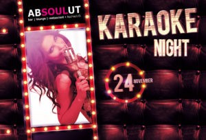Absolut Bar Restaurant Events - Karaoke