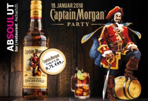 Absolut Bar Restaurant Events - Captain Morgan Party