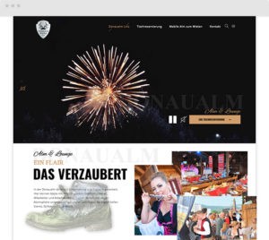 Donaualm Linz Webdesign - Neugestaltung