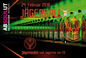 Absolut Bar Restaurant Events Jägerball