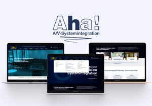 Webdesign für Aha! A/V-Systemintegration